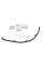 Шланг зливний Opel Astra H/Combo/Corsa D/Fiat Doblo 1.3D 05- (к-кт)