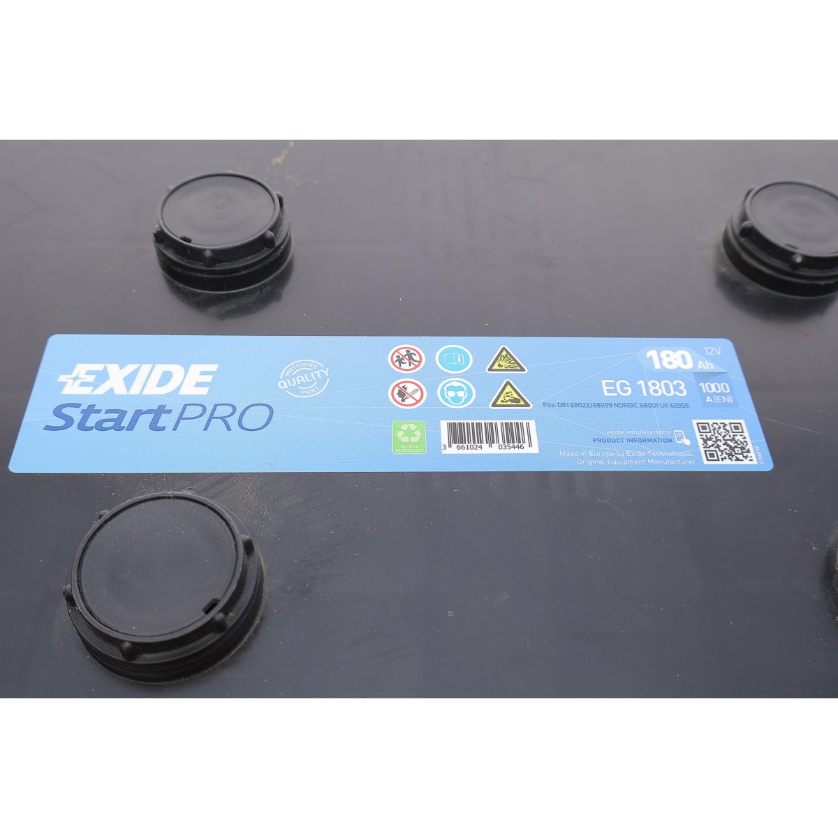 Акумуляторна батарея 180Ah/1000A (513x223x223/+L) StartPro