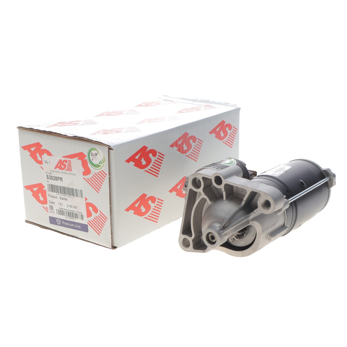 Стартер Renault Laguna 2.2dCi 01- (2.4kw) (z=10)