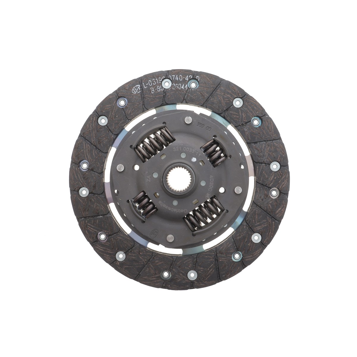 Диск зчеплення VW Caddy II 1.9SDI 95-04/Golf II-IV 1.3-2.0 86-02 (d=210mm)
