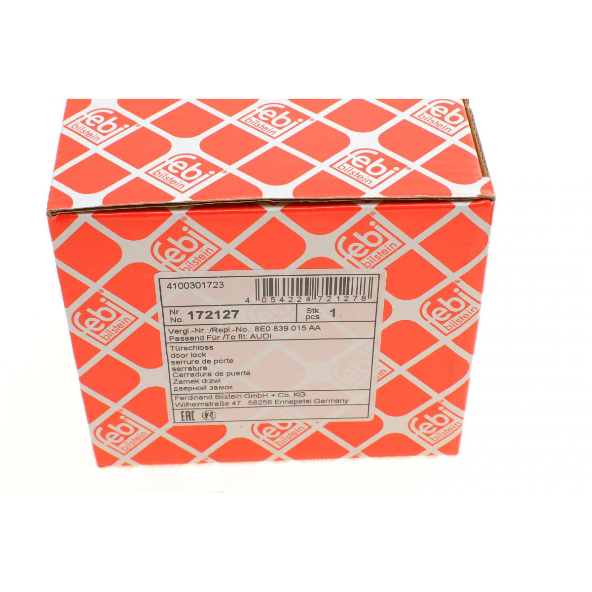 Замок дверей (задніх/L) Audi A4 04-08/Seat Exeo 09-13