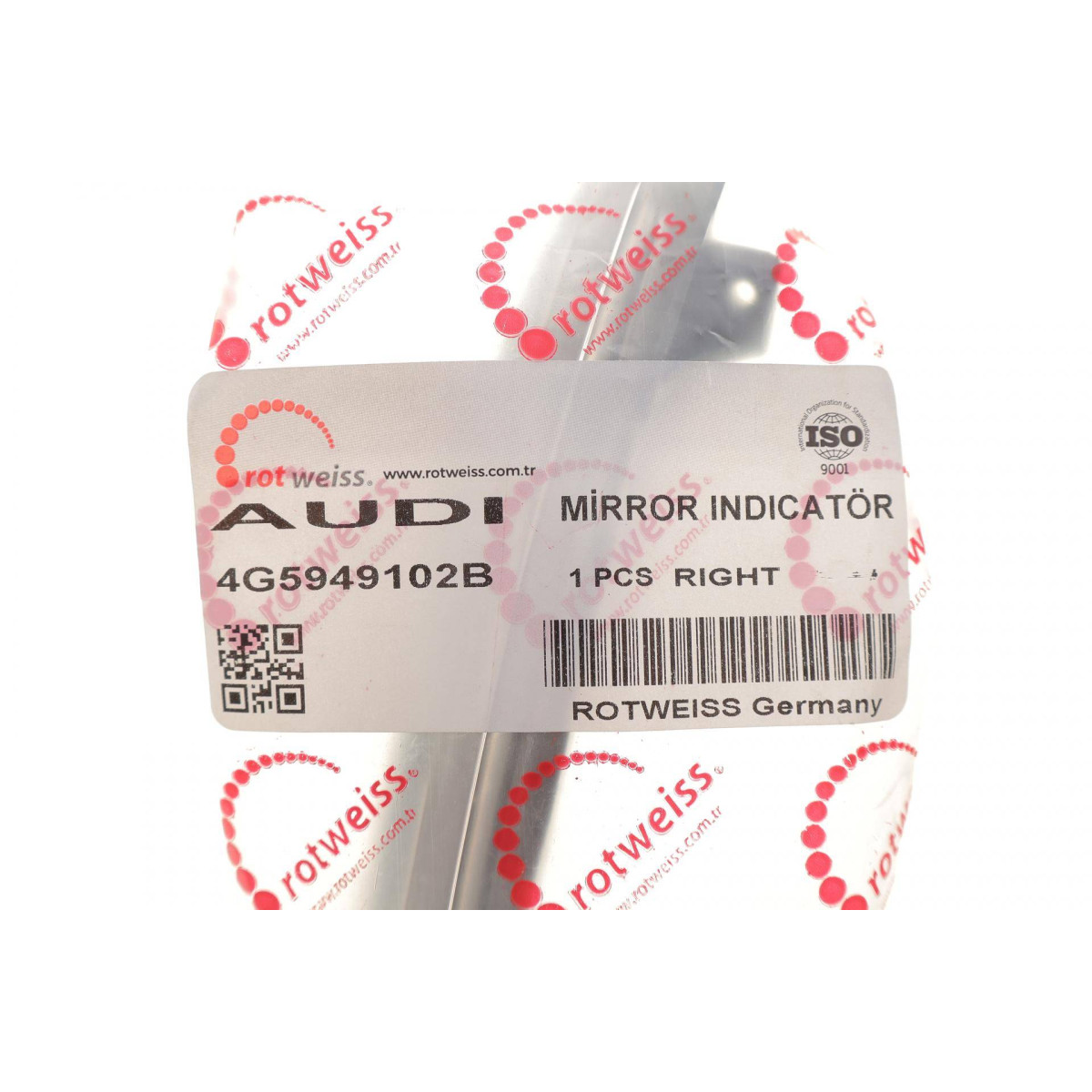 Повторювач повороту на дзеркало Audi A6 11-18 (R) (всередині OE VAG)