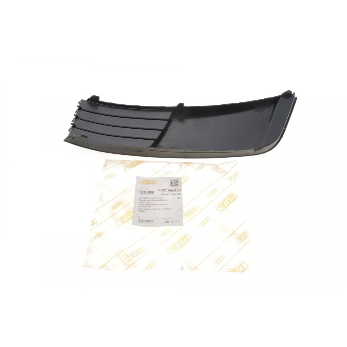 Вставка бампера (під протитуманку) Skoda Octavia III 12-20 (R)