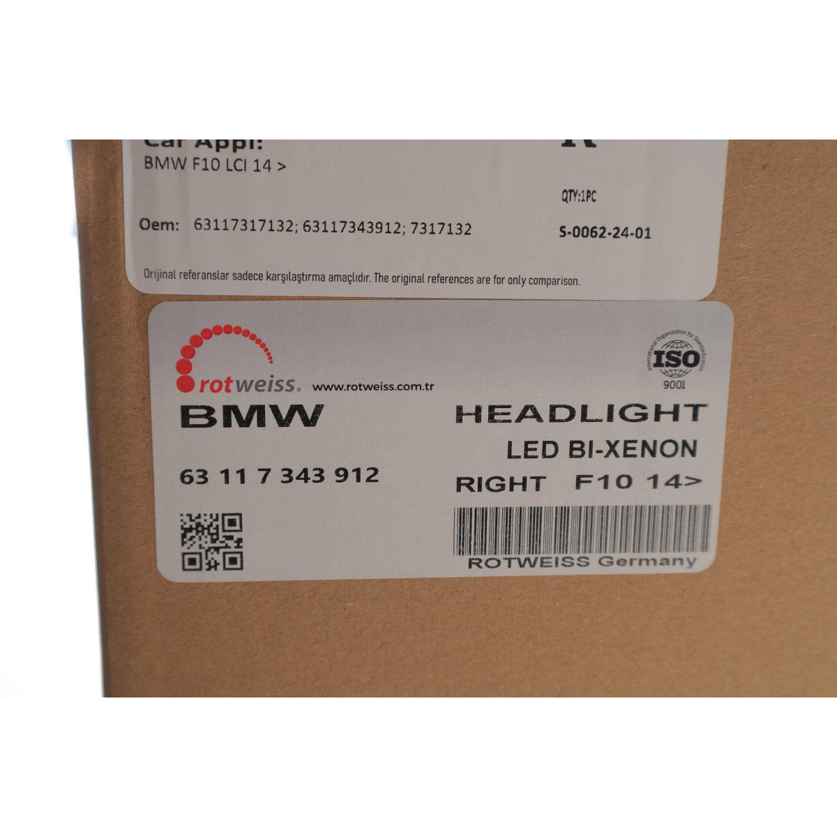 Фара (R) BMW 5 (F10) 11-16 (Bi-Xenon)