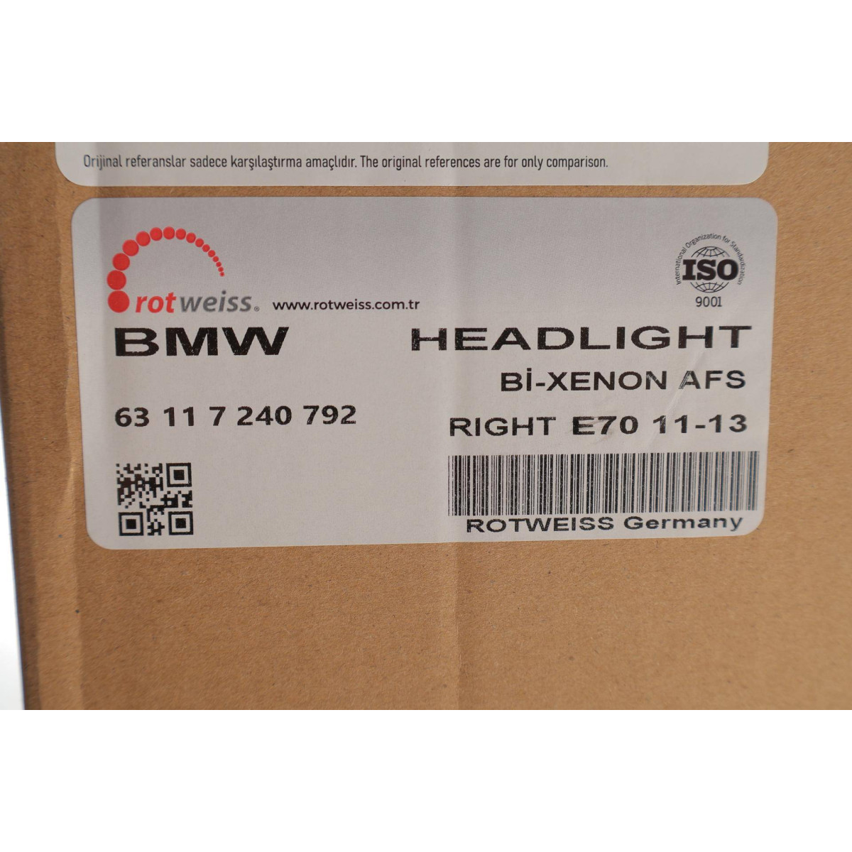 Фара (R) BMW X5 (E70) 08-13 (Bi-Xenon)