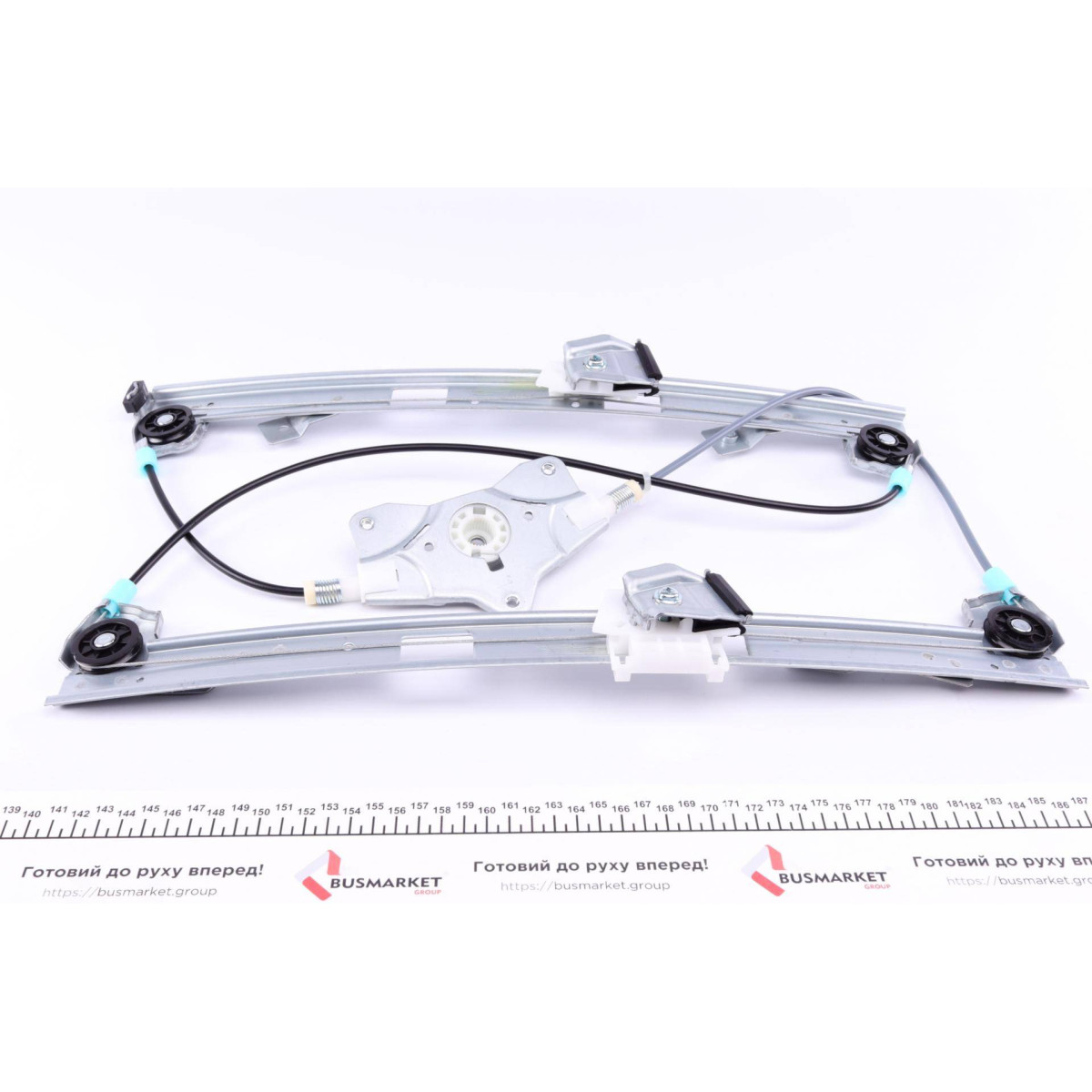 Склопідіймач VW Passat 05-10 (спереду) (L) (без мотора) (ACQ0039)