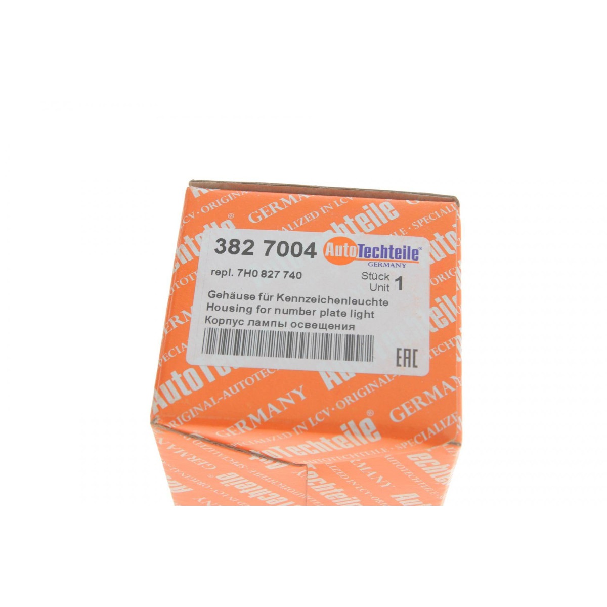 Корпус ліхтаря підсвітки номерного знака VW Caddy/T5/T6 03- (8270.04)