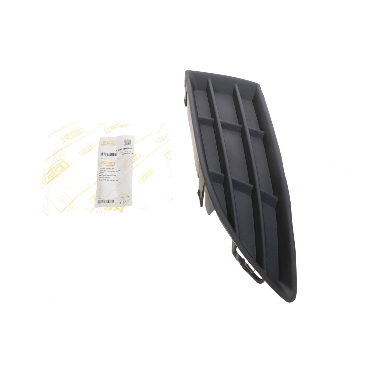 Вставка бампера (без протитуманки) Skoda Fabia/Roomster 06-15 (L)