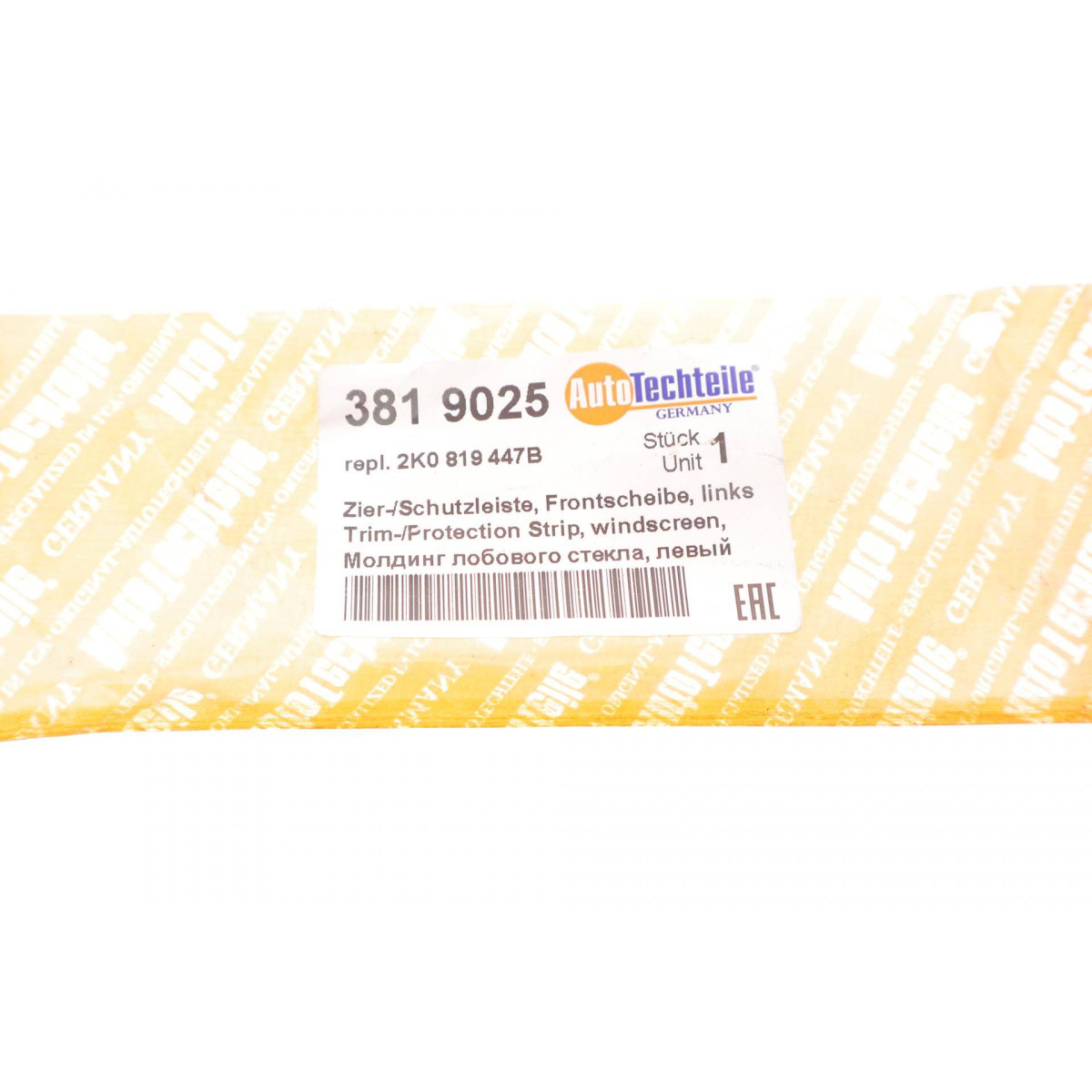 Накладка скла лобового VW Caddy III 04-11 (L)