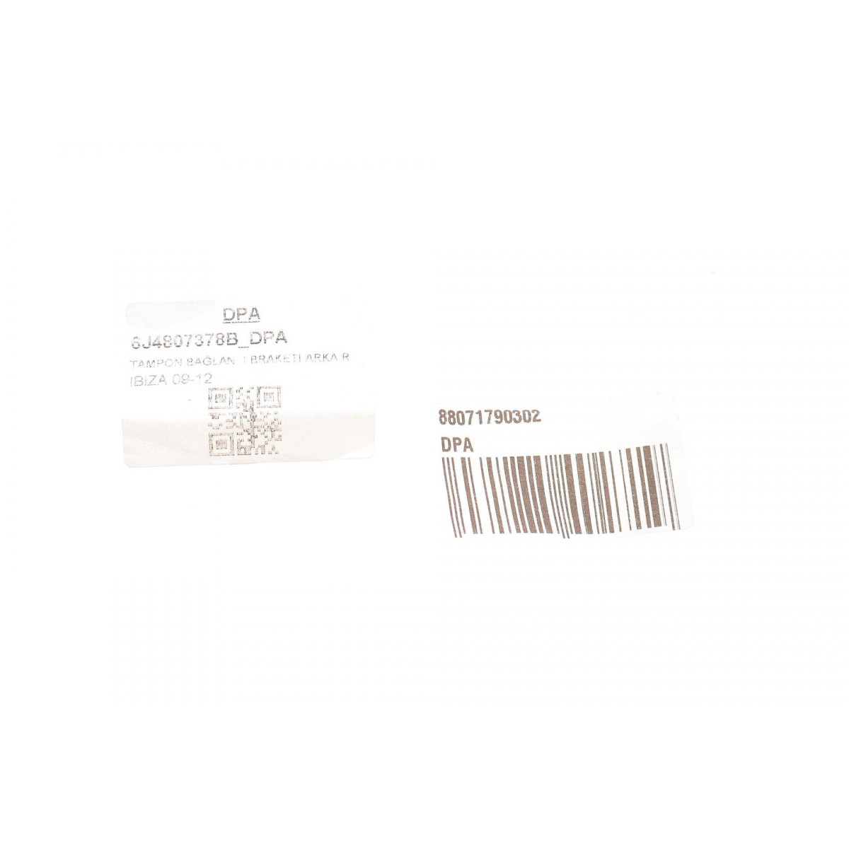 Кронштейн кріплення бампера (заднього/R) Seat Ibiza 08-17