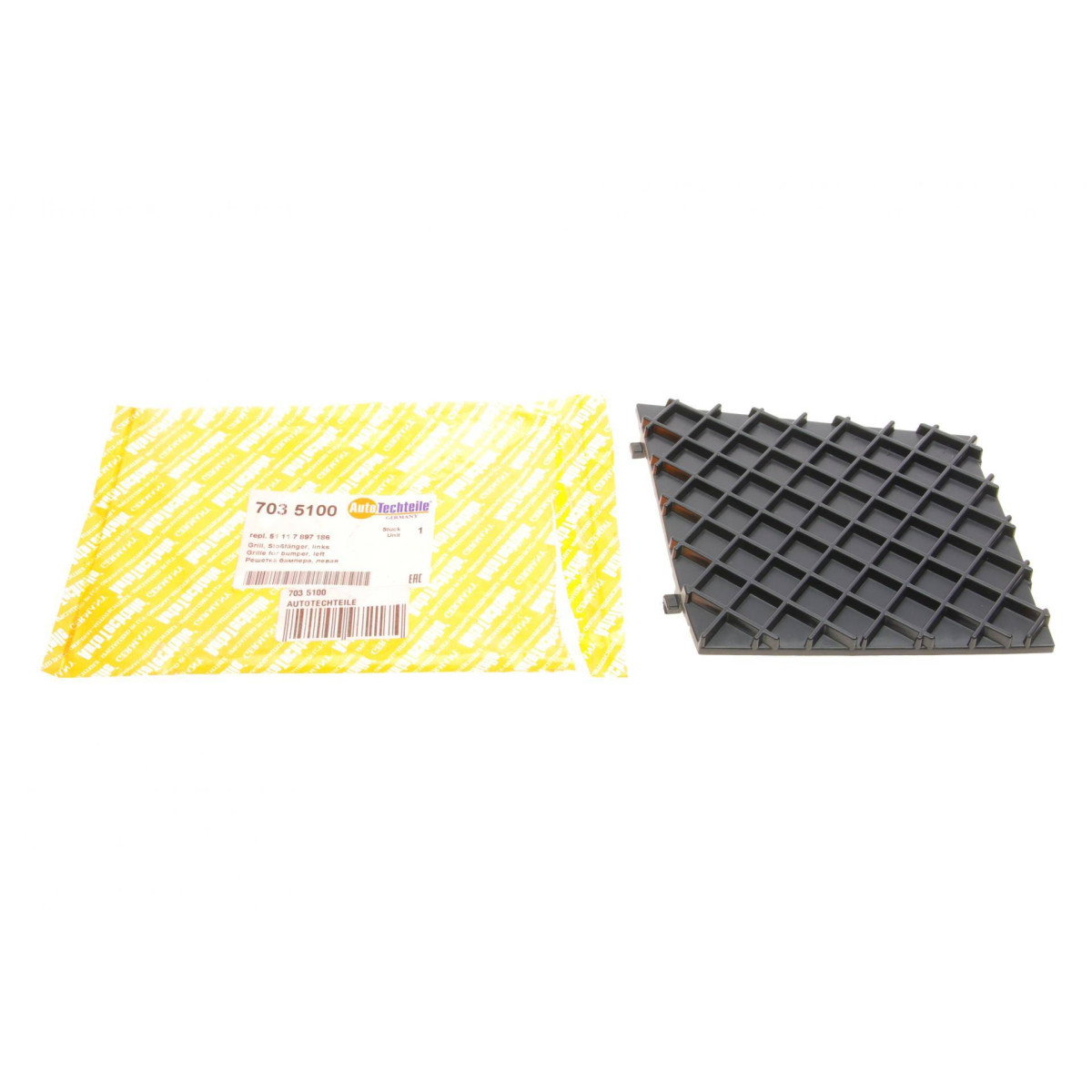 Решітка бампера BMW 5 (E60/E61) 02-10 (M-Technic) (L)