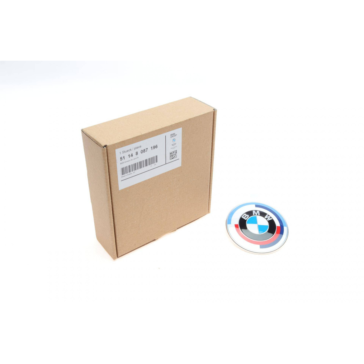 Емблема кришки багажника BMW 3 (G80)/5 (F90) 17- BMW 50 років M