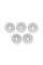Шайба фіксуюча (к-кт 5шт) VW Caddy II/III/Crafter 30-35/30-50/Golf II/III/IV/V/VI/Jetta II 80-