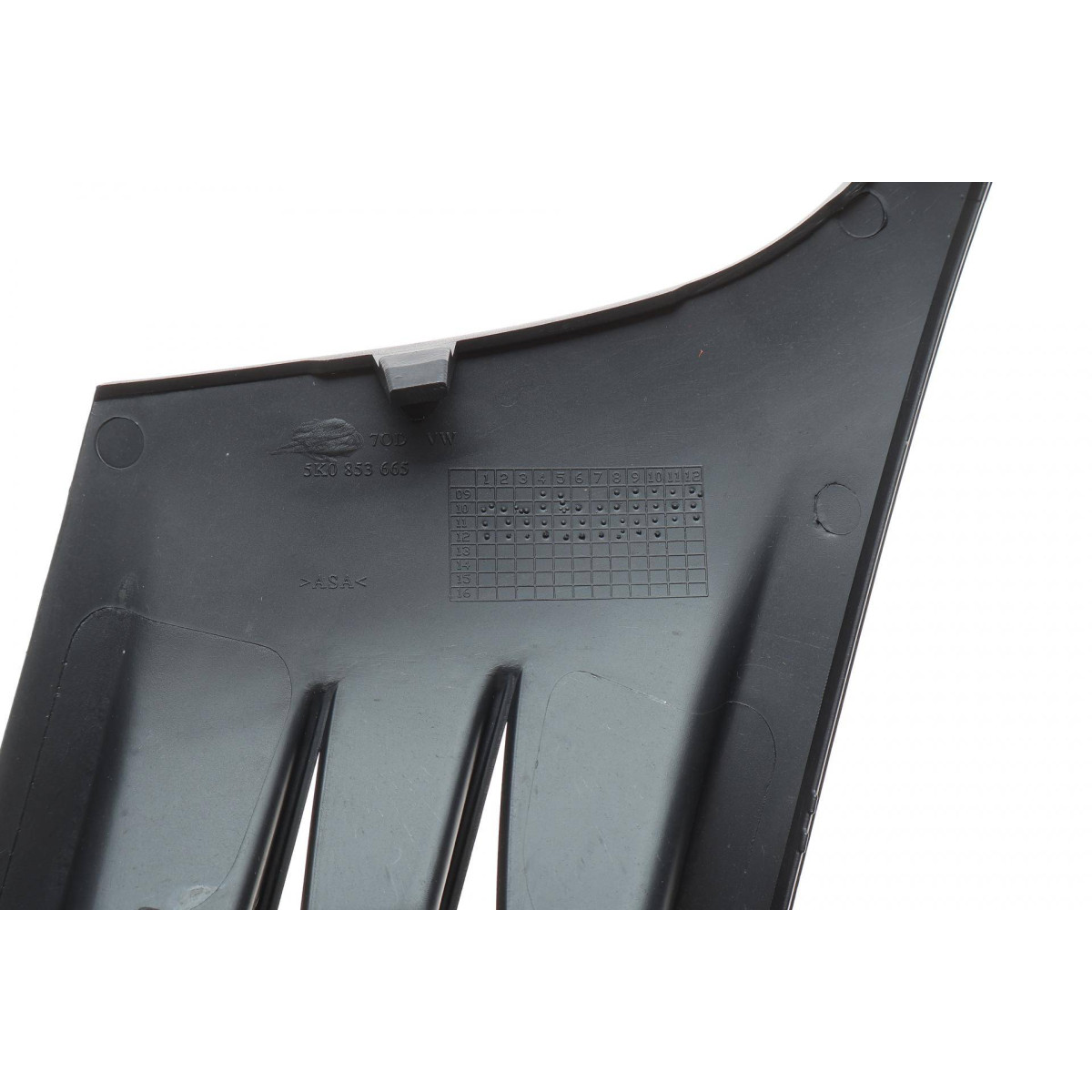 Вставка бампера (під протитуманку) VW Golf VI 08-12 (L)