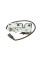 Замок капоту VW Golf VI 08-16
