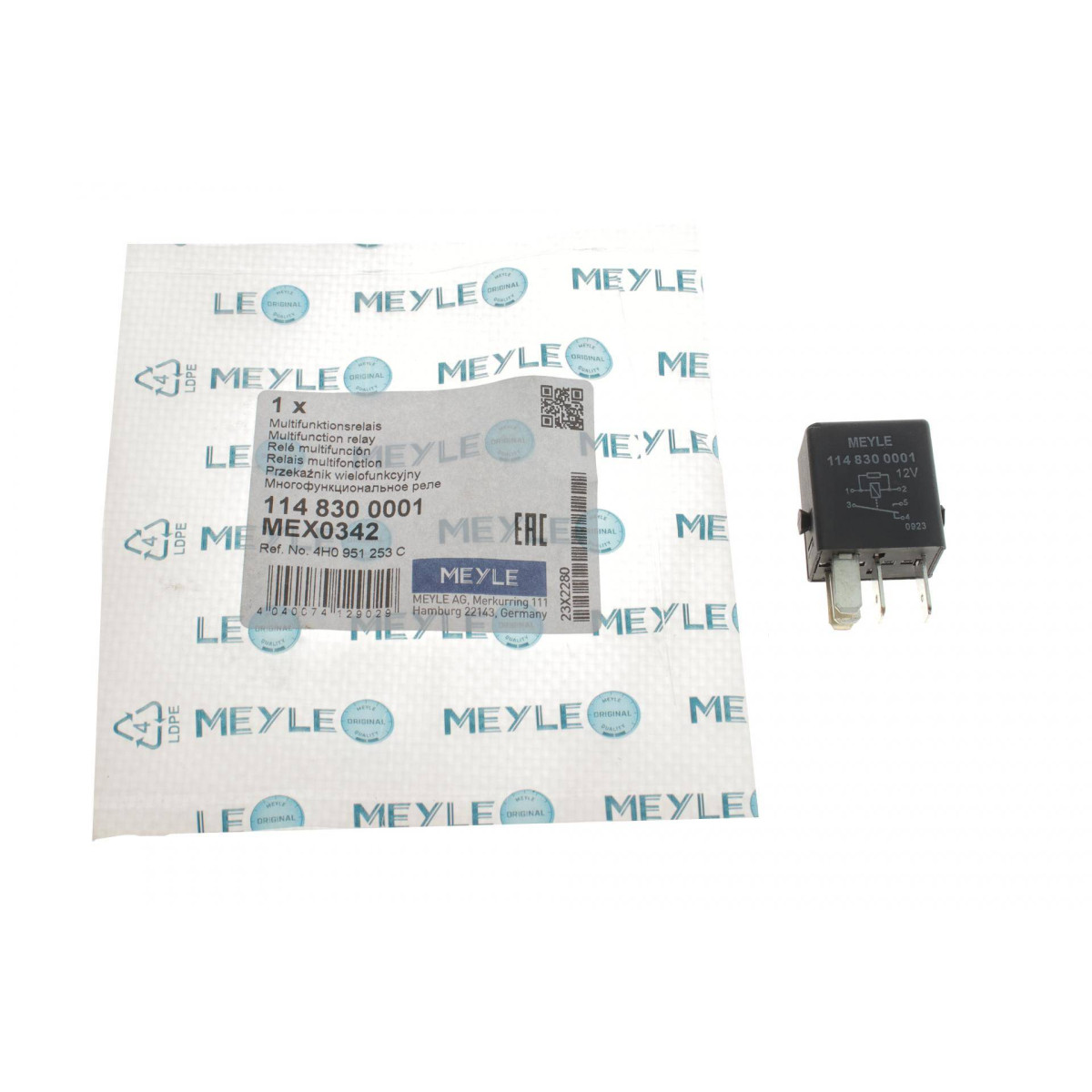 Реле поворотів (12V) MB Sprinter/VW Caddy III/ LT/Crafter/T5