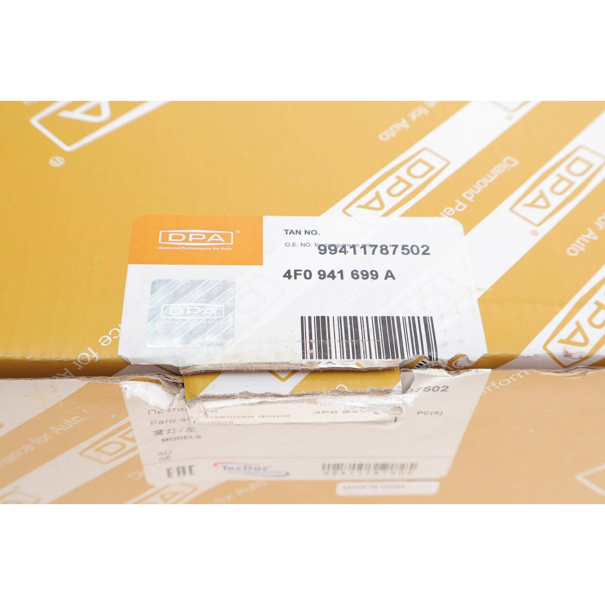 Фара протитуманна Audi A6 04-11 (R)