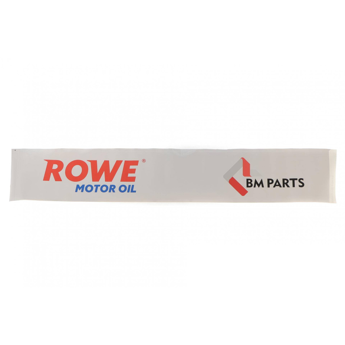 Наклейка на заднє скло автомобіля ROWE Motor Oil та BM Parts (1200х200мм)