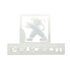 Емблема кришки багажника Peugeot 2008 15- (хром)