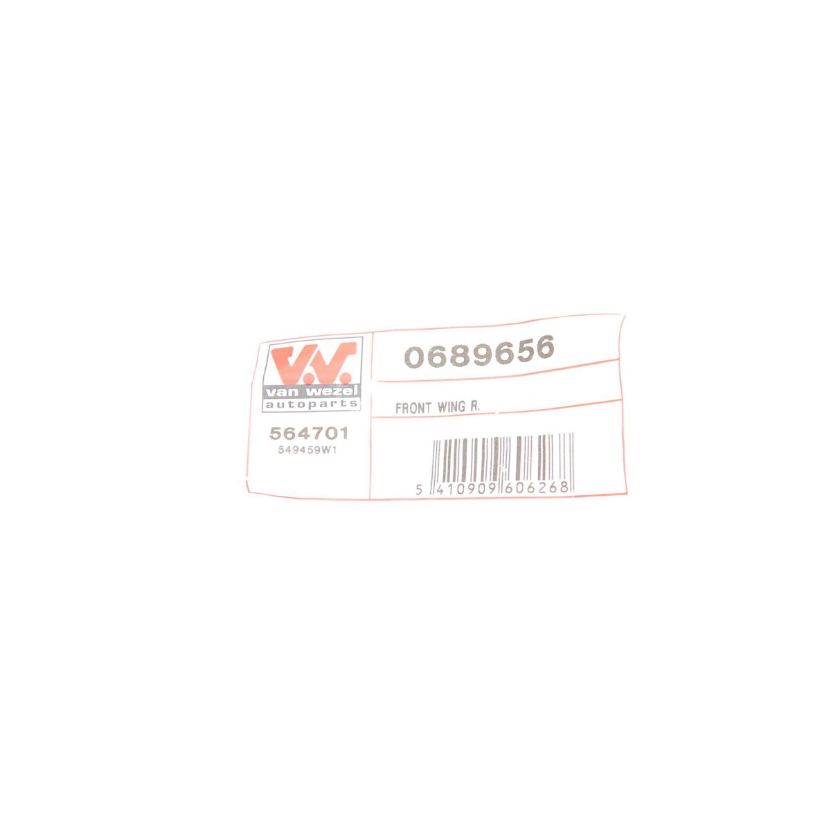 Крило (переднє/R) BMW X5 (E70) 06-13 (з отв. під форсунку омивача/отв. для вказ.повороту)
