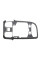 Рамка дзеркала заднього виду MB Sprinter (W907/W910) 18- (R)