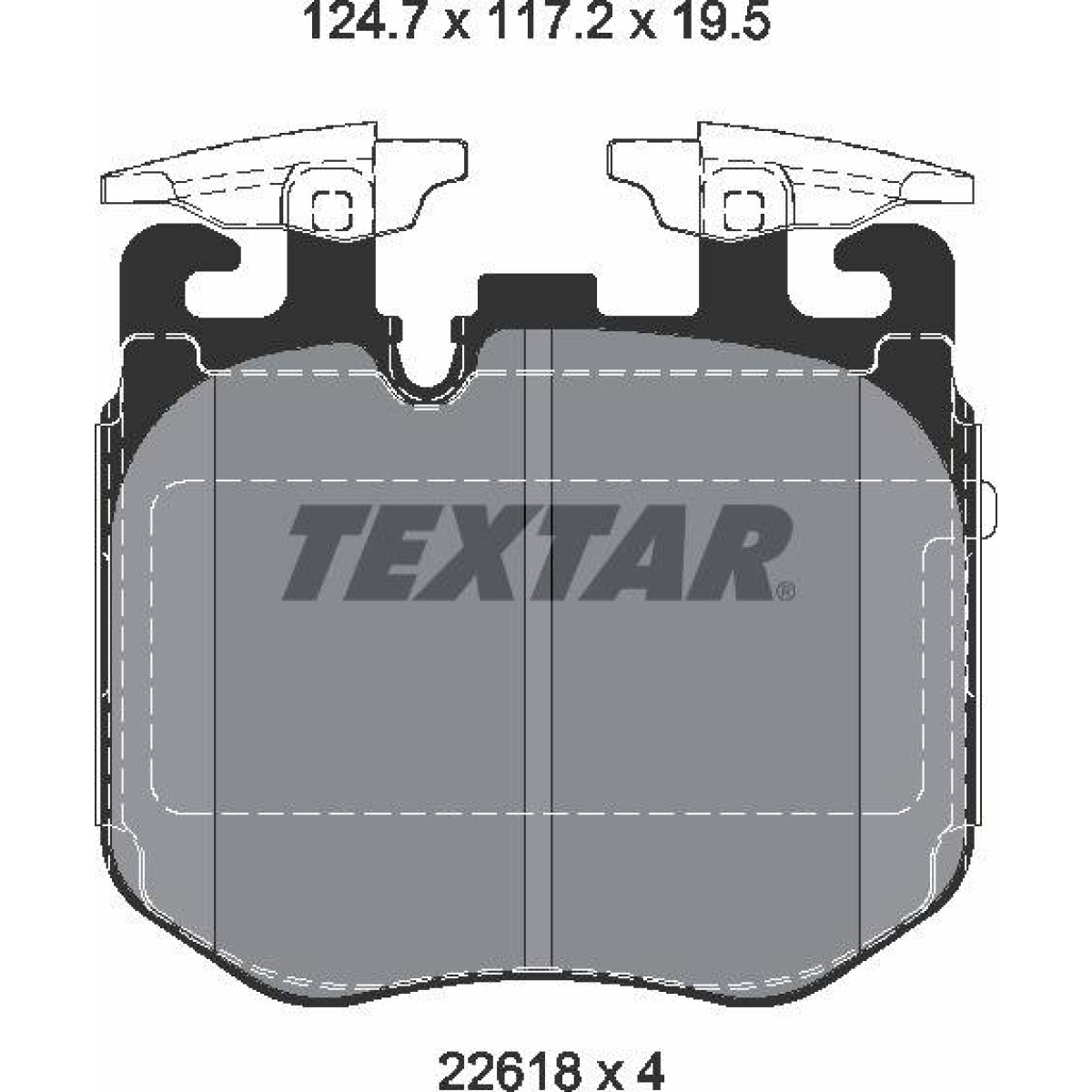 Колодки гальмівні (передні) BMW 3 (G20,G21)/5 (G30,G31)/7 (G11,12)/X5 (G05)/X6 (G06) 17- (Brembo)