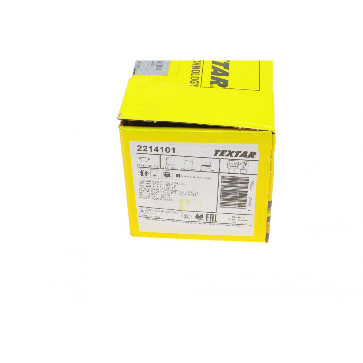 Колодки гальмівні (задні) Land Rover Range Rover /Discovery Sport/Volvo S60/S90/V60/V90 15- (Teves)