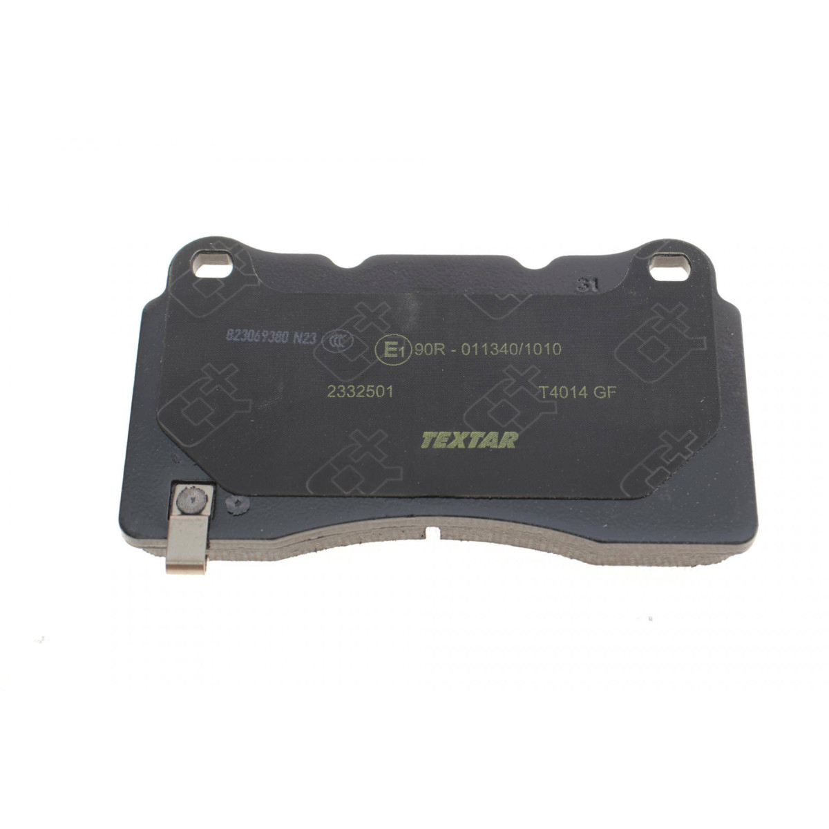 Колодки гальмівні (передні) Tesla Model S/X 13- (Brembo) (131.8x77x.3x15) Q+