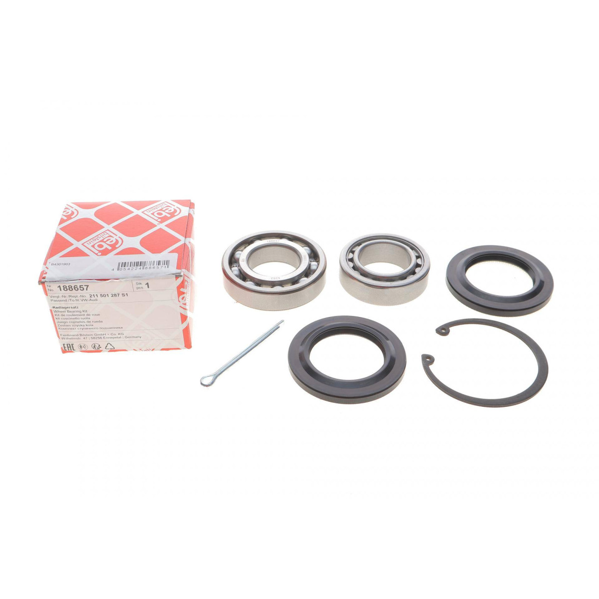 Підшипник маточини (задньої) VW T2/T3 70-92 (35x62x19/35x72x17)(к-кт)