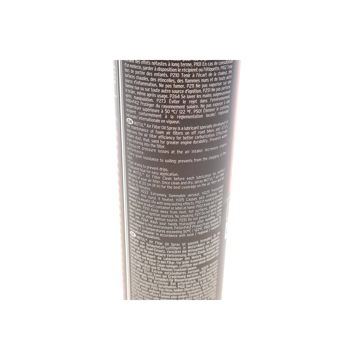 Засіб для догляду за поролоновими фільтрами мотоциклів Motul A2 Air Filter Oil Spray (400 мл) 10298