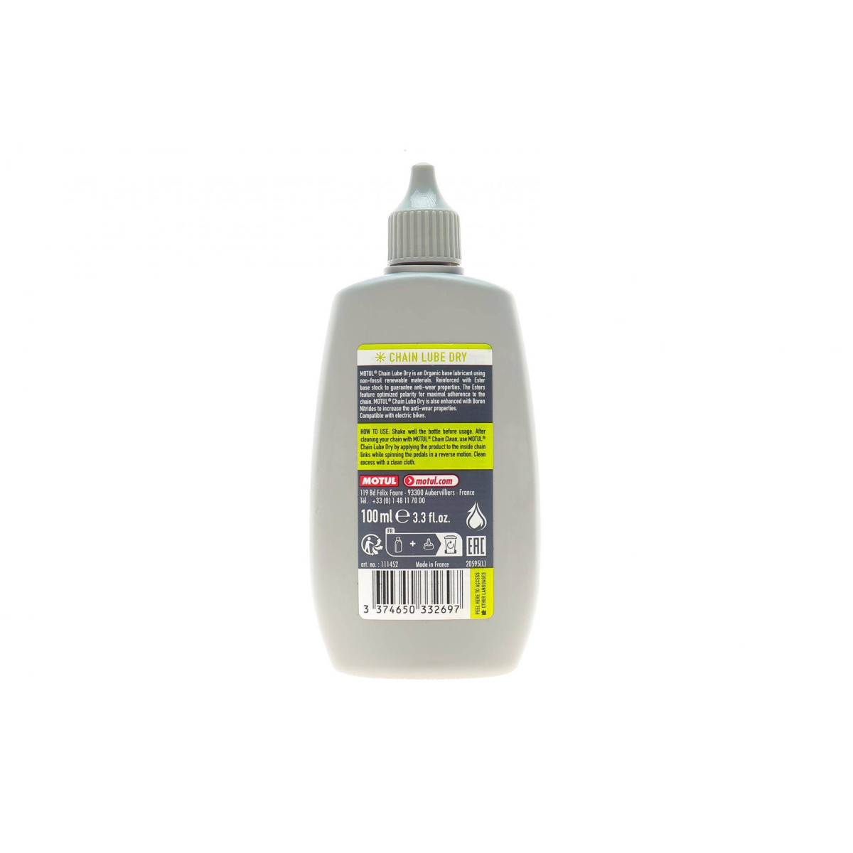 Змазка для ланцюгів велосипедів Chain Lube Dry (100ml) (111452)