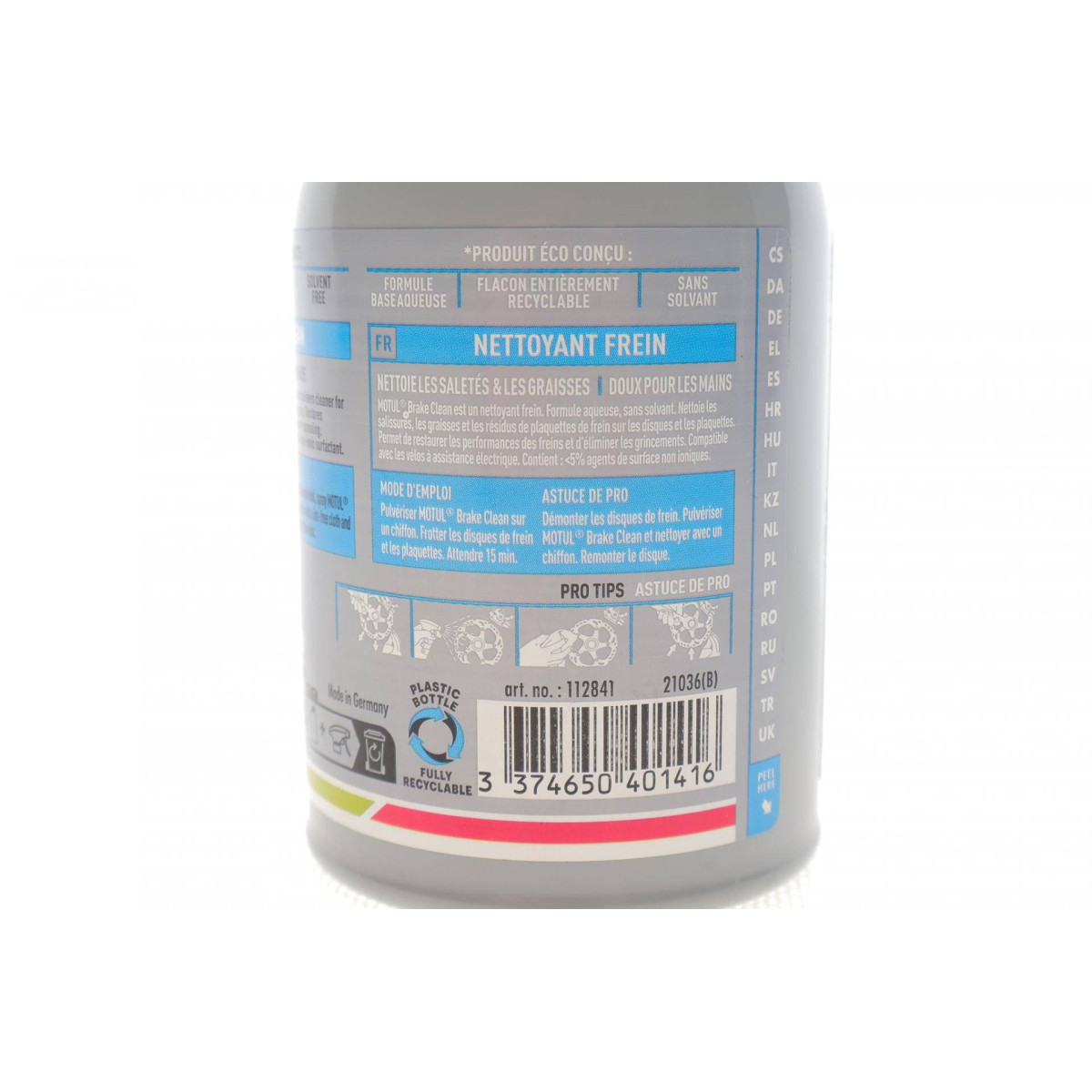 Засіб для очистки компонентів велогальм Brake Clean Bike Care Off Road (300ml) (112841)