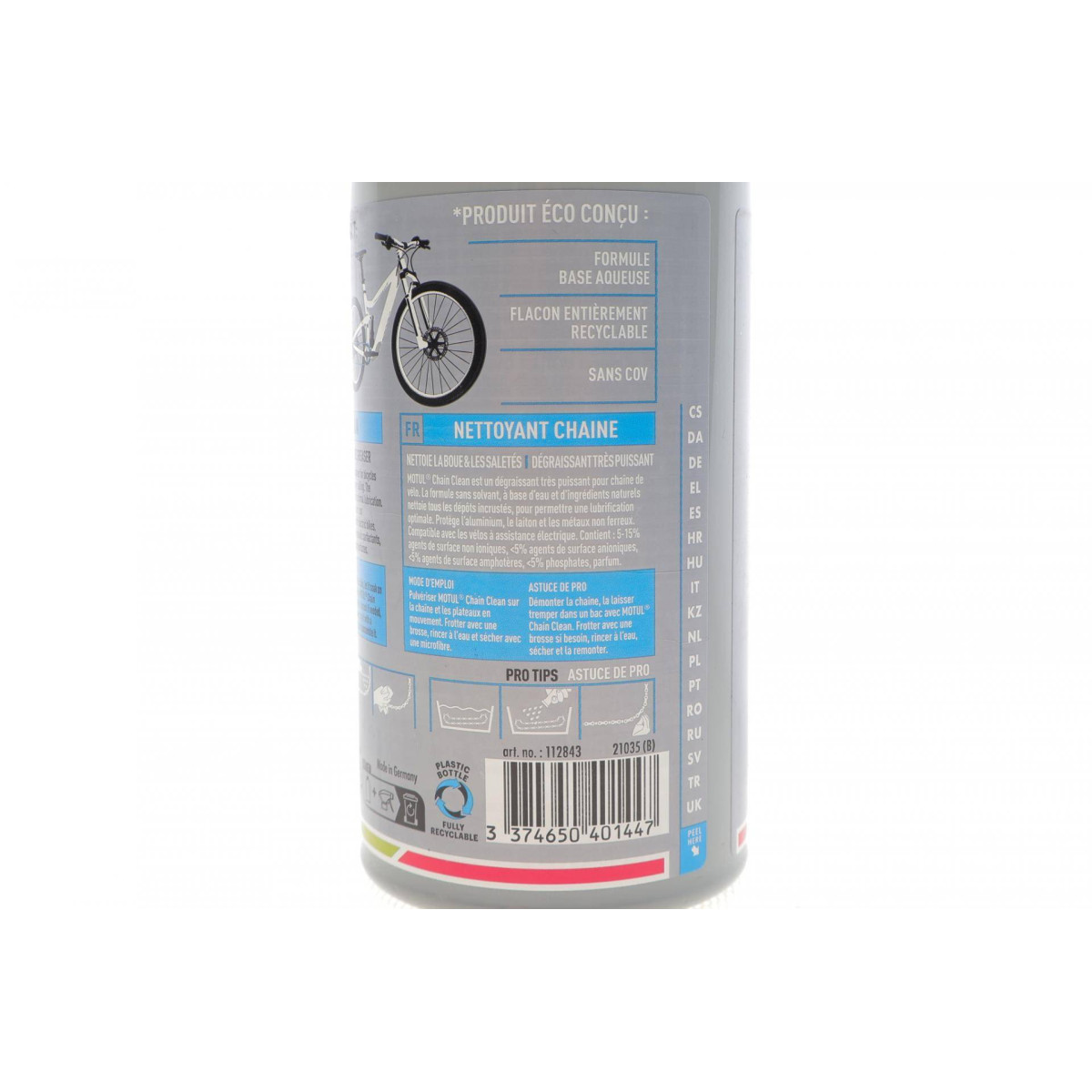 Засіб для очистки велоланцюгів Chain Clean Bike Care Off Road (500ml) (112843)