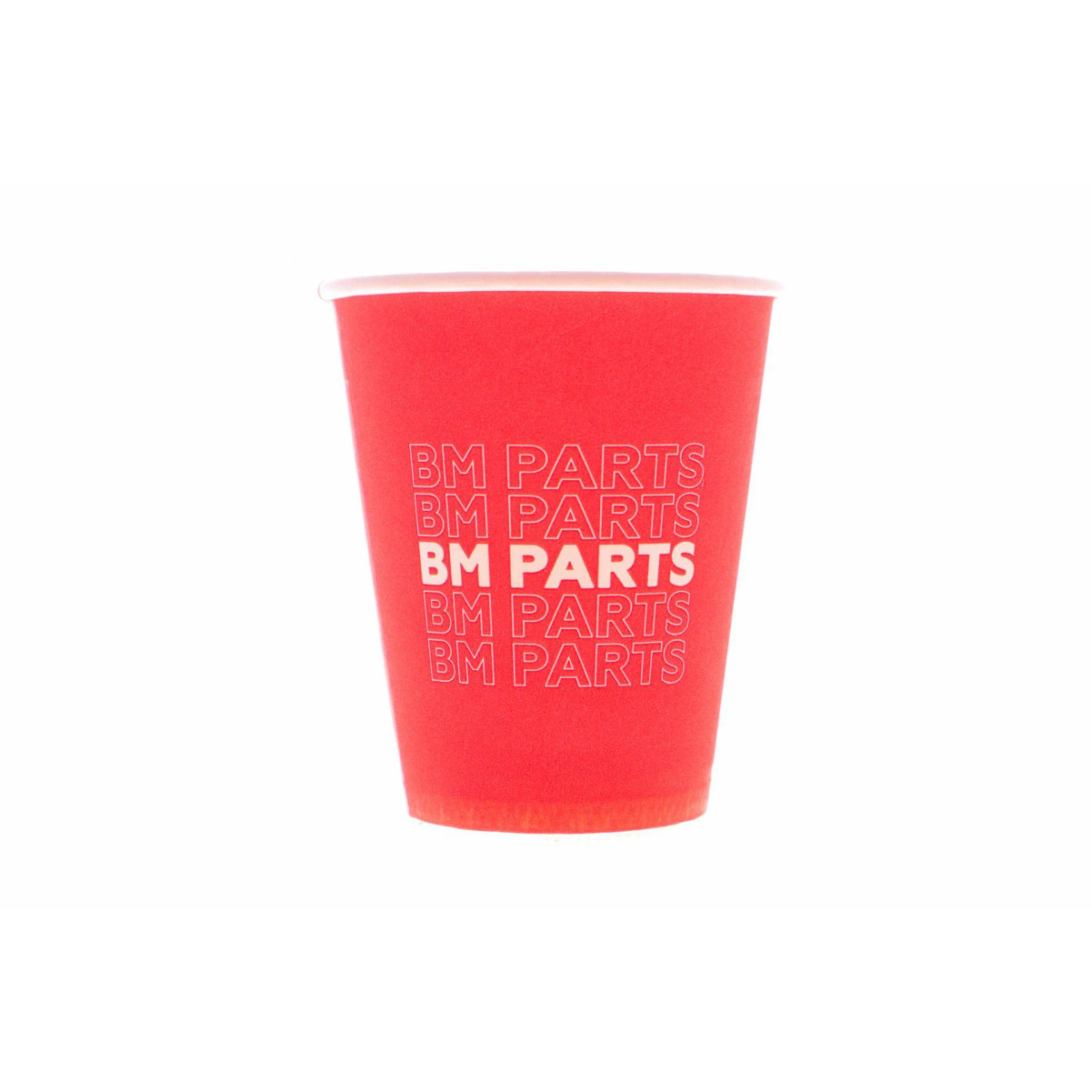 Стаканчик для кави паперовий 175 мл (50 шт.) BM Parts, червоний