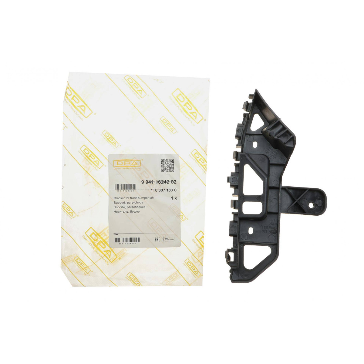 Кронштейн кріплення бампера (переднього) VW Touran 10-15 (L)