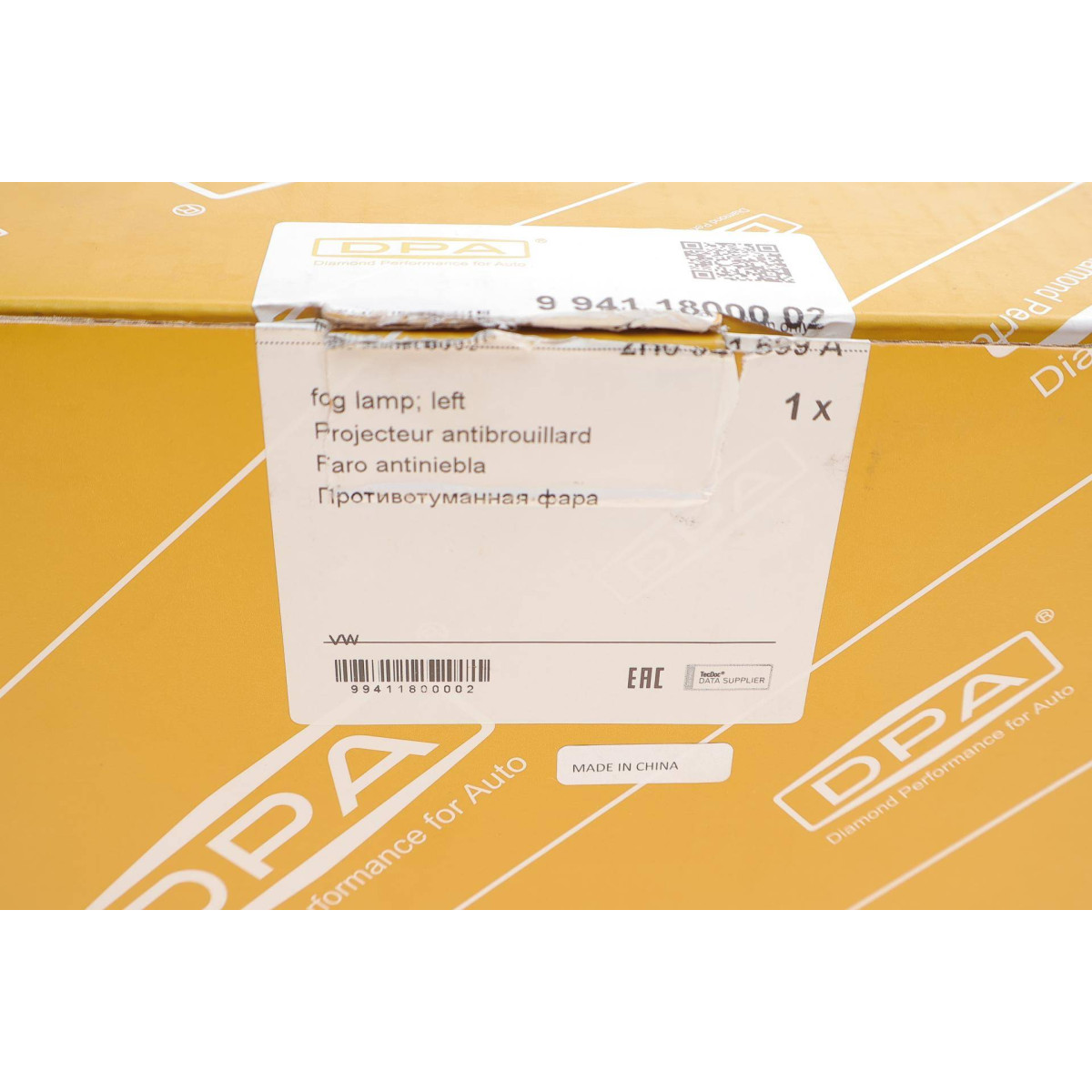 Фара протитуманна VW Crafter 2.0 TDI 11-16 (L)