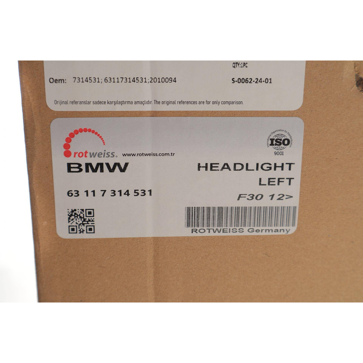 Фара (L) BMW 3 (F30/F80) 11-18 (Bi-Xenon)