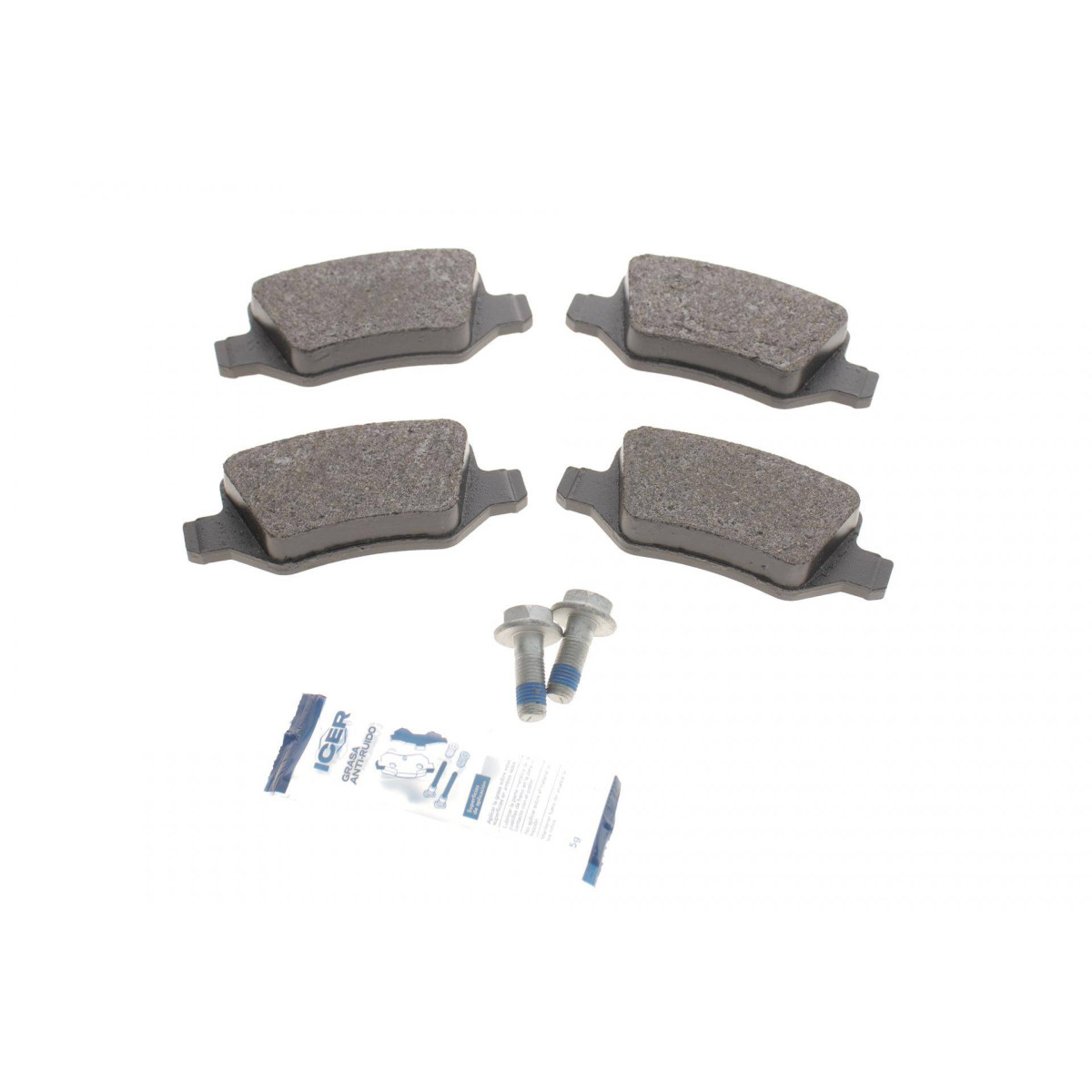 Колодки гальмівні (задні) MB A-class (W168/W169) 97-12/B-class (W245) 05-11/Vaneo (W414) 02-05