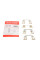 Планка супорта (переднього) прижимна (к-кт) Suzuki Forester/Impreza/Legacy I-III 89-09 (Akebono)