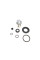 Ремкомплект супорта (заднього) Nissan Almera II/Mazda 6 00-06 (d=34mm) (+ поршень)