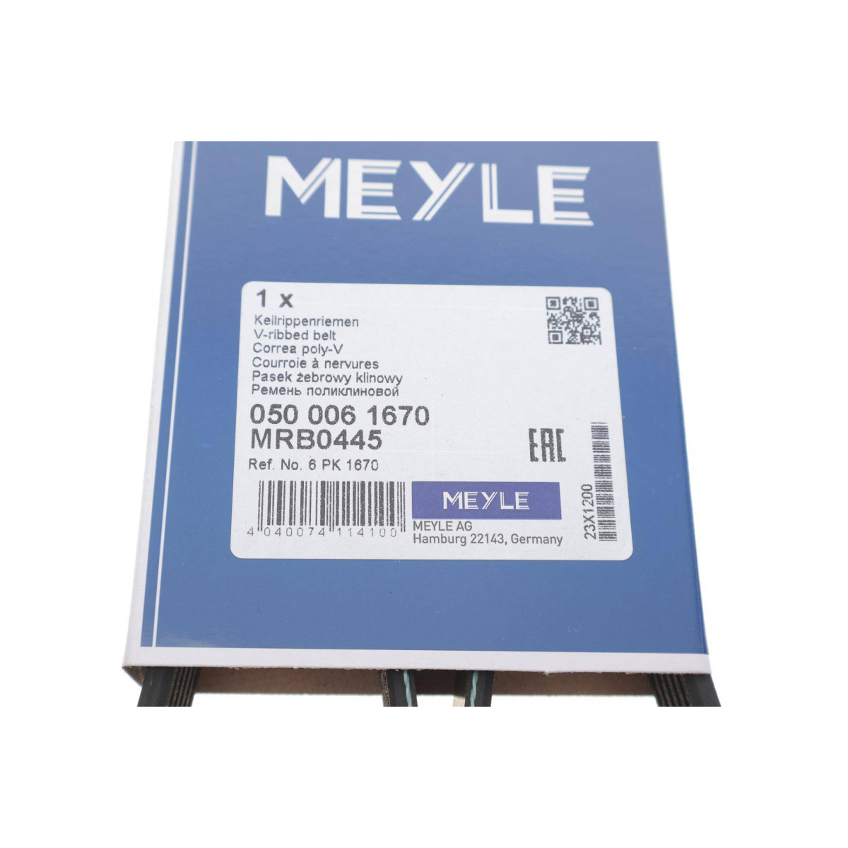 Ремінь генератора Fiat Ducato 2.2D/Ford Transit 2.2TDCI 06- (+AC) (6PK1670)