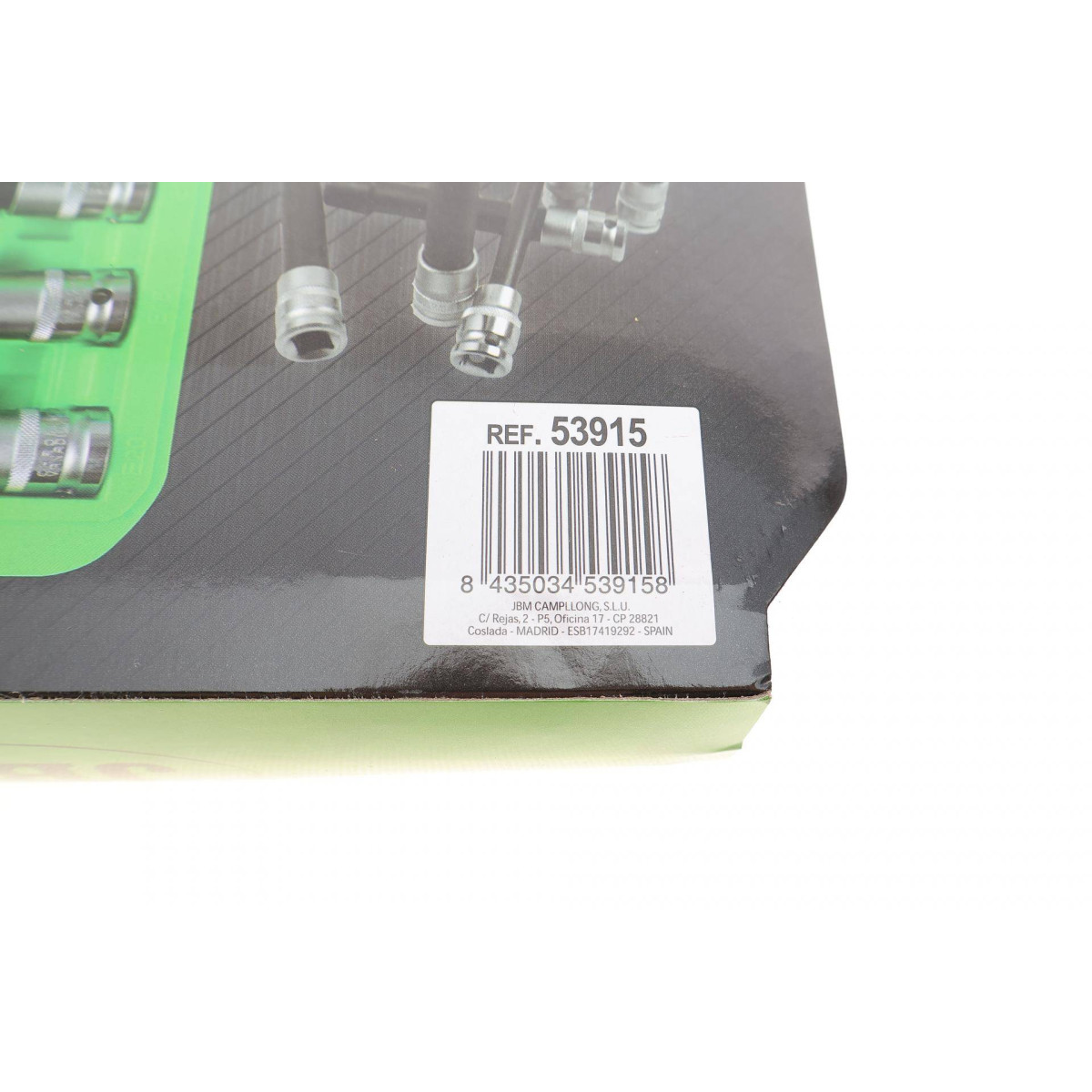 Набір головок 1/2" зі вставками E-STNDRT 6 од. Torx