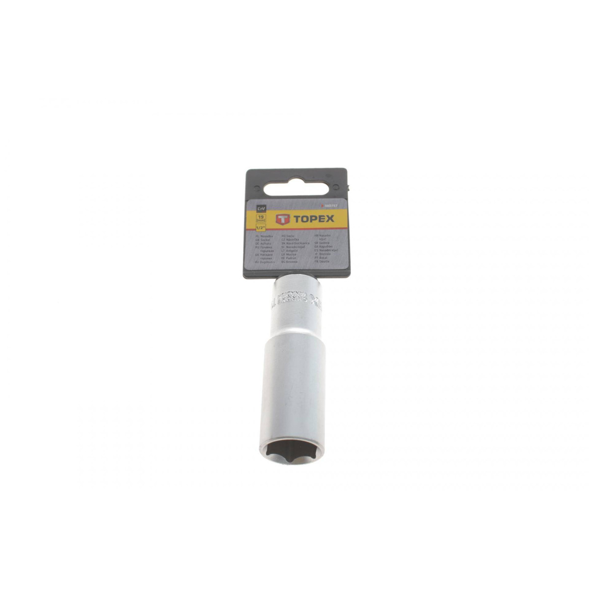 Головка торцева 1/2" 19 мм Long 76 мм