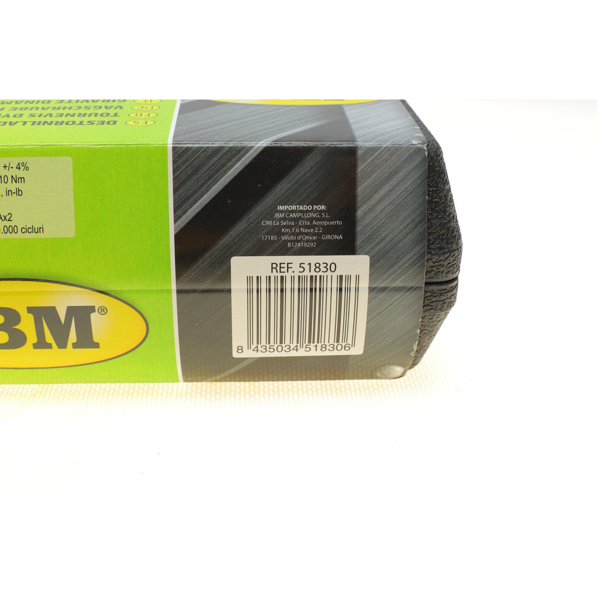 Викрутка динамометрична 1/4" 2-10 Нм 242 мм