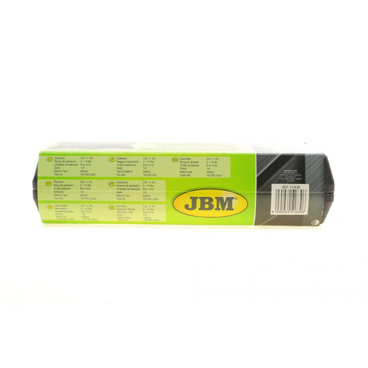 Викрутка динамометрична 1/4" 2-10 Нм 242 мм