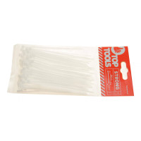 Набір стяжок пластикових 2,5x100 мм 100 од. (біла)