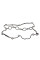 Прокладка кришки клапанів VW Touareg 4.2 V8 FSI 06- (R)