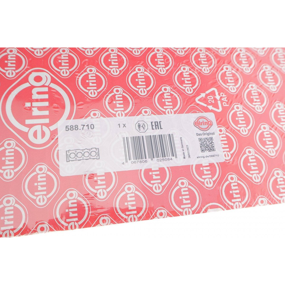 Прокладка ГБЦ BMW 3 (G20/G80/G28)/5 (G30/F90) 18- (2 метки) (1.55mm) B47