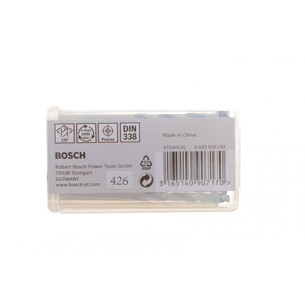 (К-кт 10 шт.) Свердло HSS PointTeQ Ø4 мм (К-кт 10 шт.)