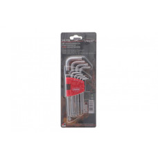 Набір ключів Г-под. Torx з круглим кінцем T10-T50